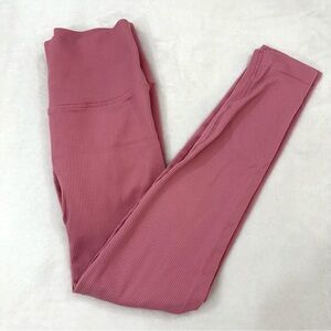 Victoria’s Secret Ribbed High-Waist Leggings in Dusty Rose Women’s XS